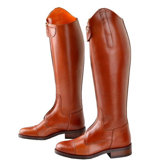 Bottes-dressage-cuir-naturel